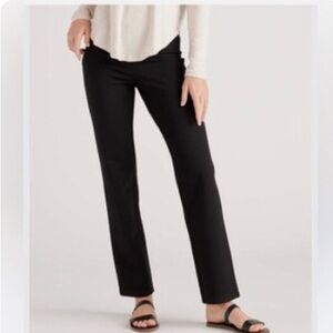 Quince Black Ultra Stretch Ponte Pants